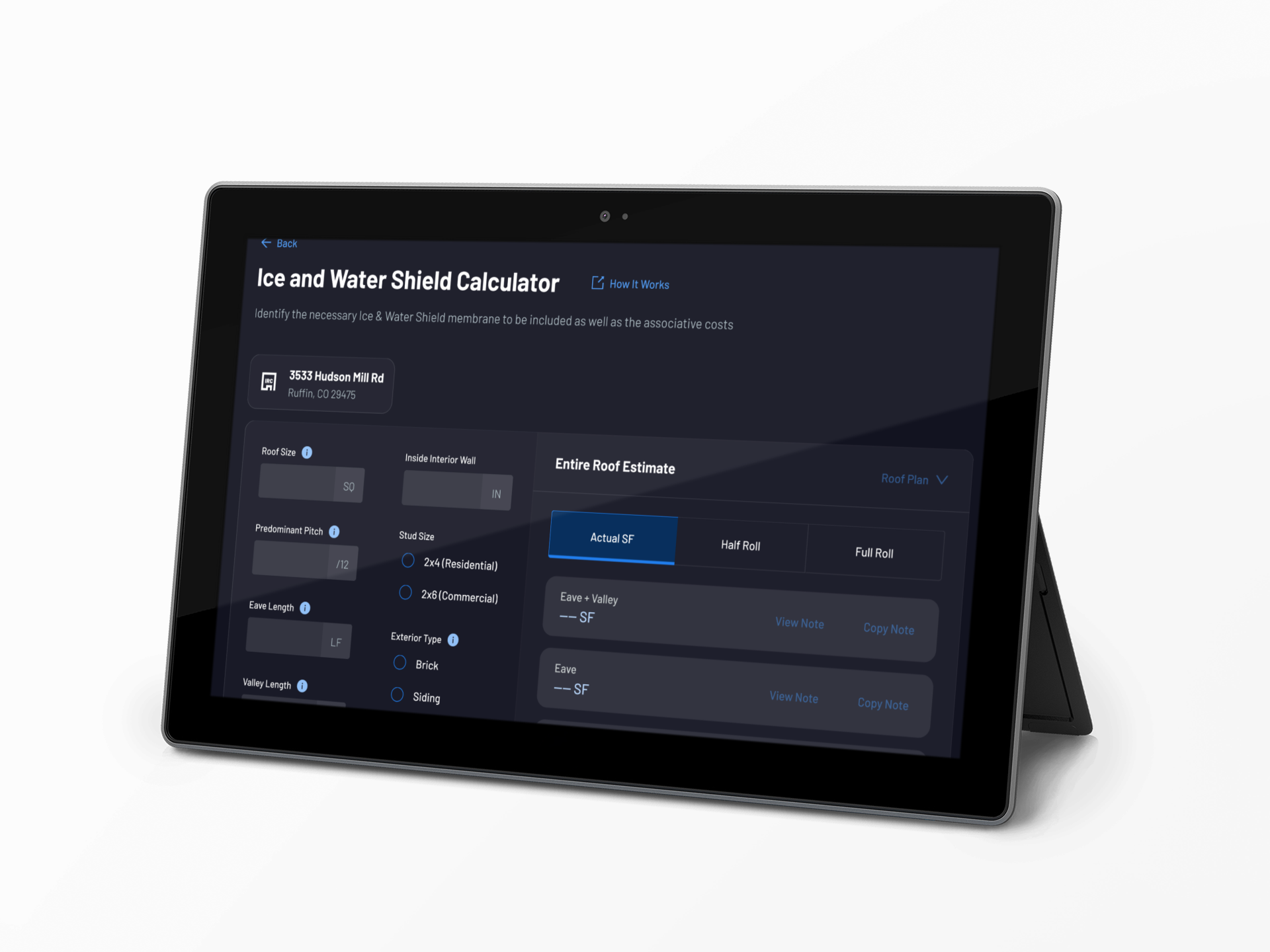 Ice And Water Shield Calculator